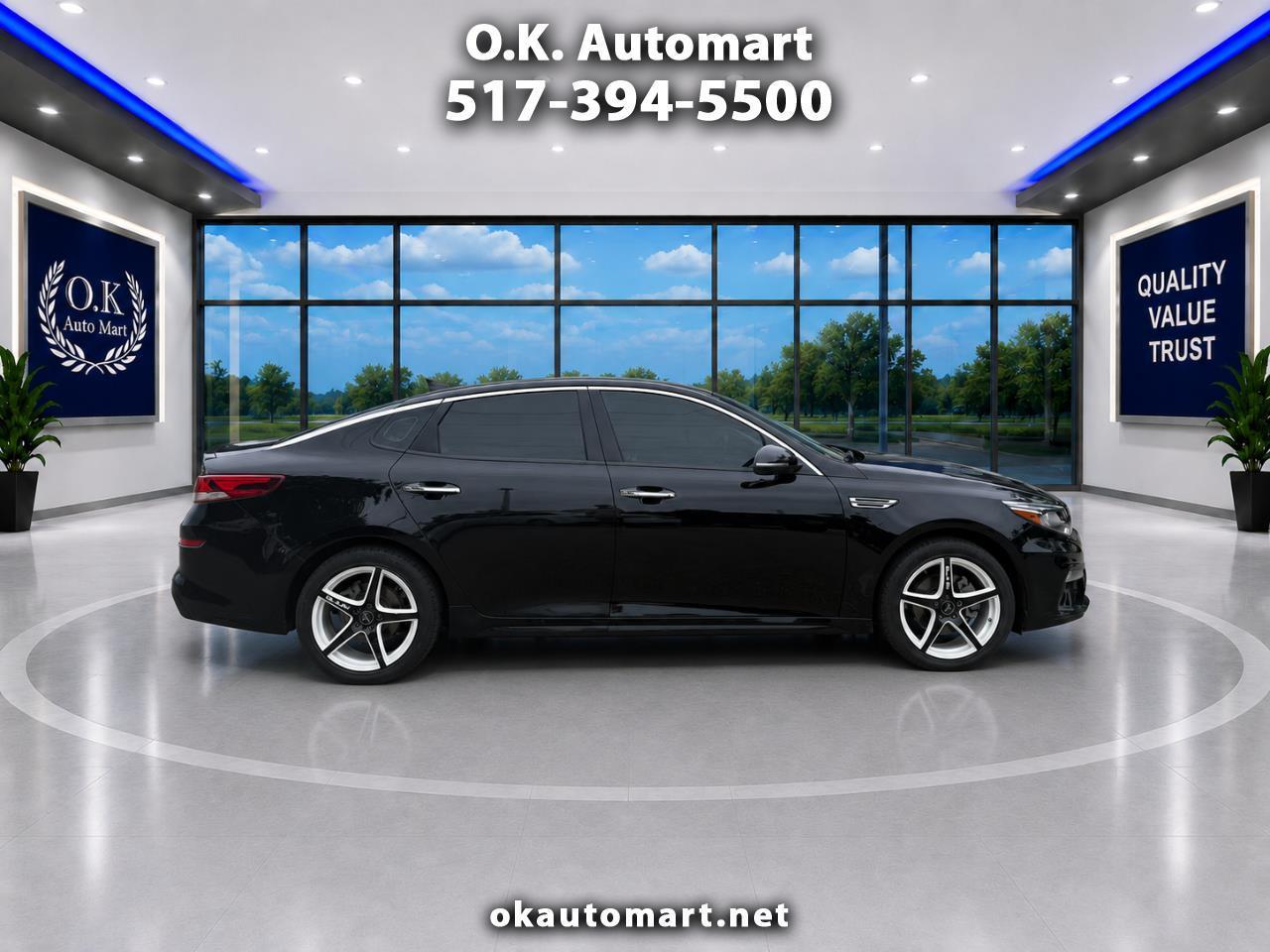 Black 2020 Kia Optima Sedan Front-Wheel Drive Automatic