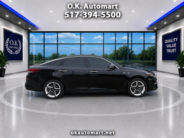 Black 2020 Kia Optima Sedan Front-Wheel Drive Automatic