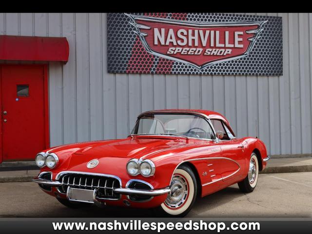 Red 1960 Chevrolet Corvette Coupe Manual