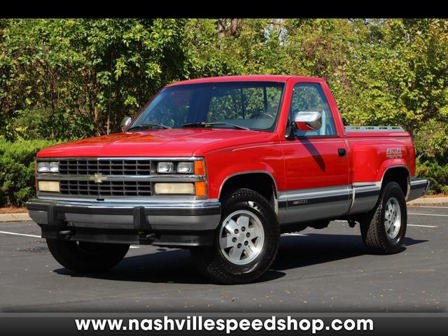 Red 1989 Chevrolet C/K 1500 Pickup Truck Automatic