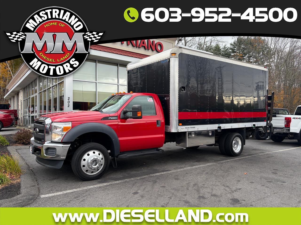 2015 Ford Super Duty F-550 DRW WOW 4X4 6.7L POWERSTROKE DIESEL BOX TRUCK!!!