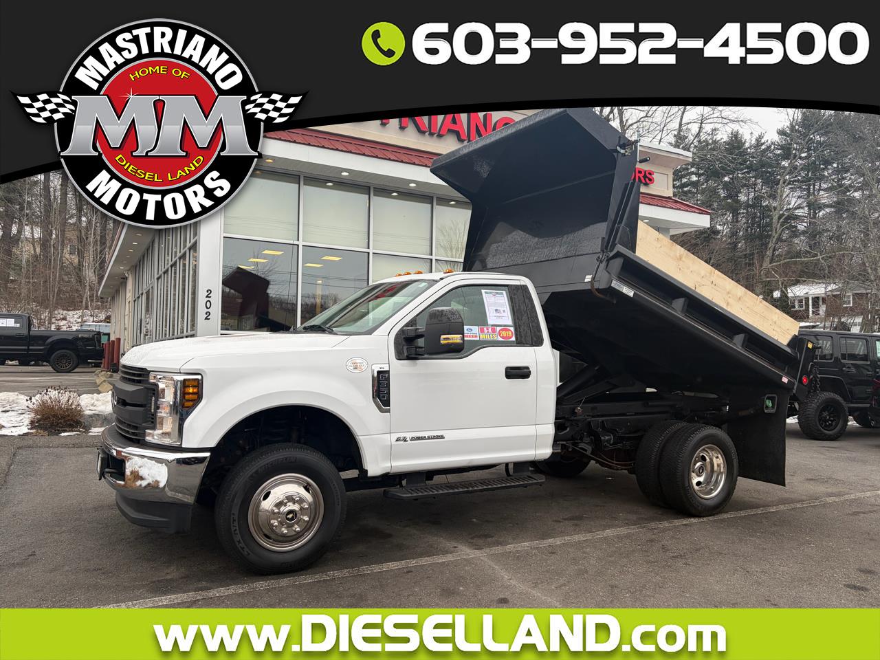 2019 Ford Super Duty F-350 DRW 6.7L POWERSTROKE DIESEL DUMP TRUCK 8K MILES!!!