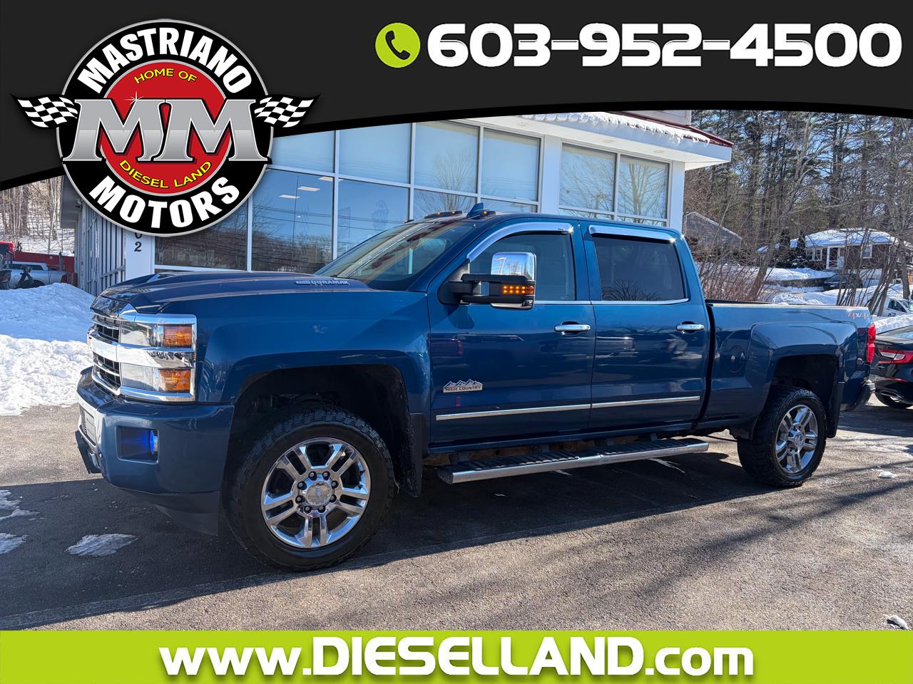 2019 Chevrolet Silverado 2500HD 4X4 LOADED HIGH COUNTRY 6.6L L5P DURAMAX DIESEL!!