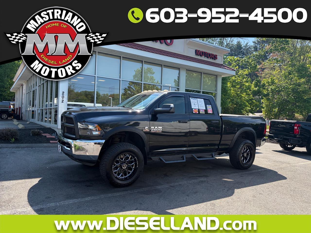 2016 RAM 2500 4X4 CREW CAB 6.7L CUMMINS DIESEL SHARP TRUCK!!!