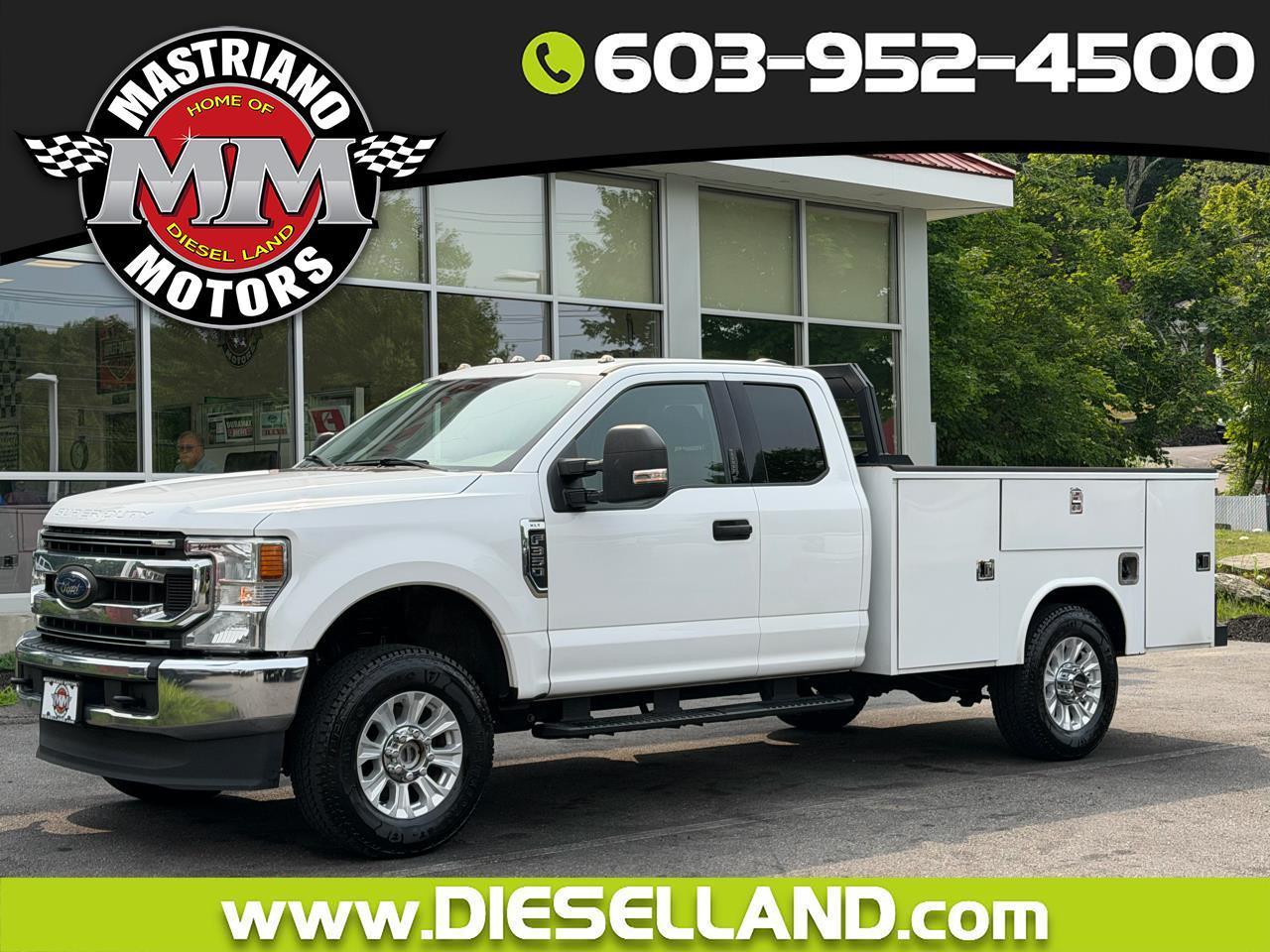 2022 Ford Super Duty F-350 SRW 4X4 SUPERCAB 7.3L V8 GAS READING UTILITY BOX!!