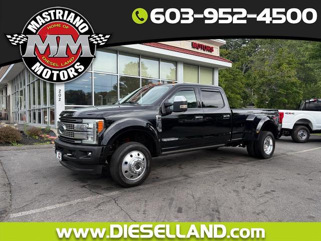 Black 2017 Ford F-450 Super Duty Pickup Truck Four-Wheel Drive Automatic