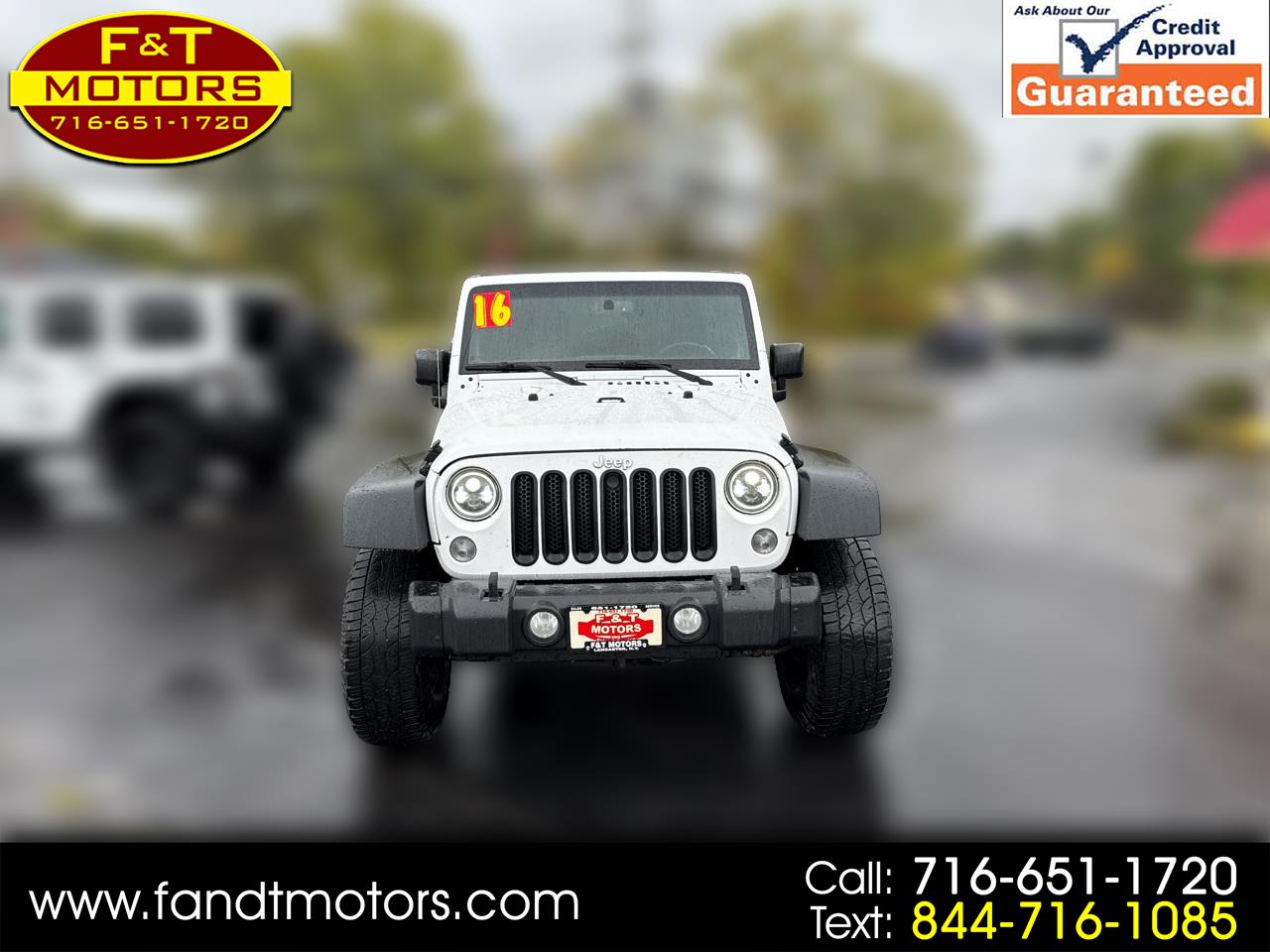 2016 Jeep Wrangler Unlimited 4WD 4dr Sport