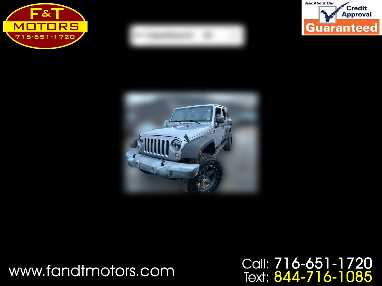 2015 Jeep Wrangler Unlimited 4WD 4dr Sport