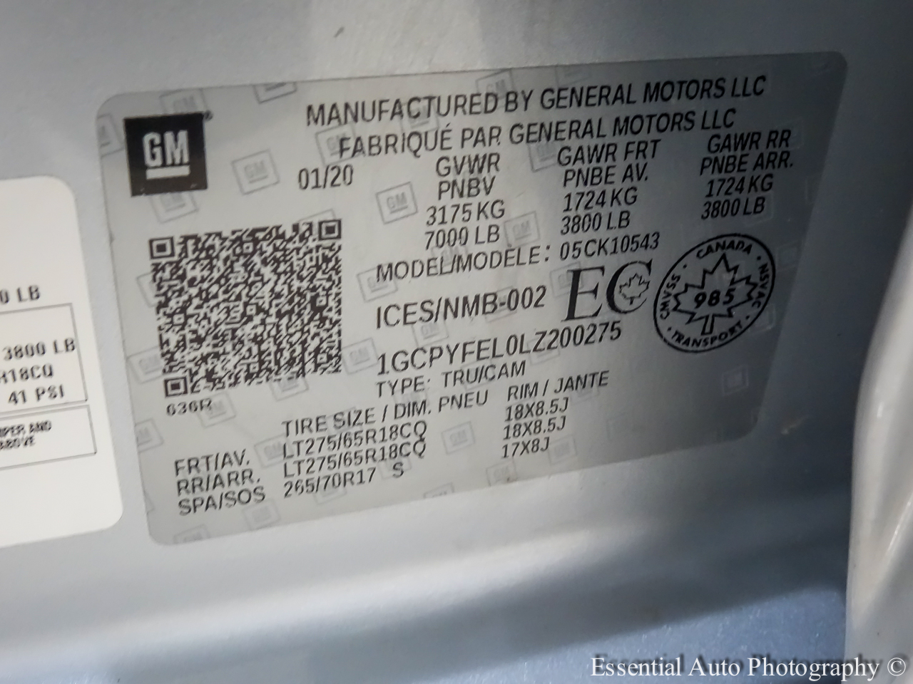 Chevrolet Silverado 1500 LT Trail Boss Crew Cab 4WD 2020