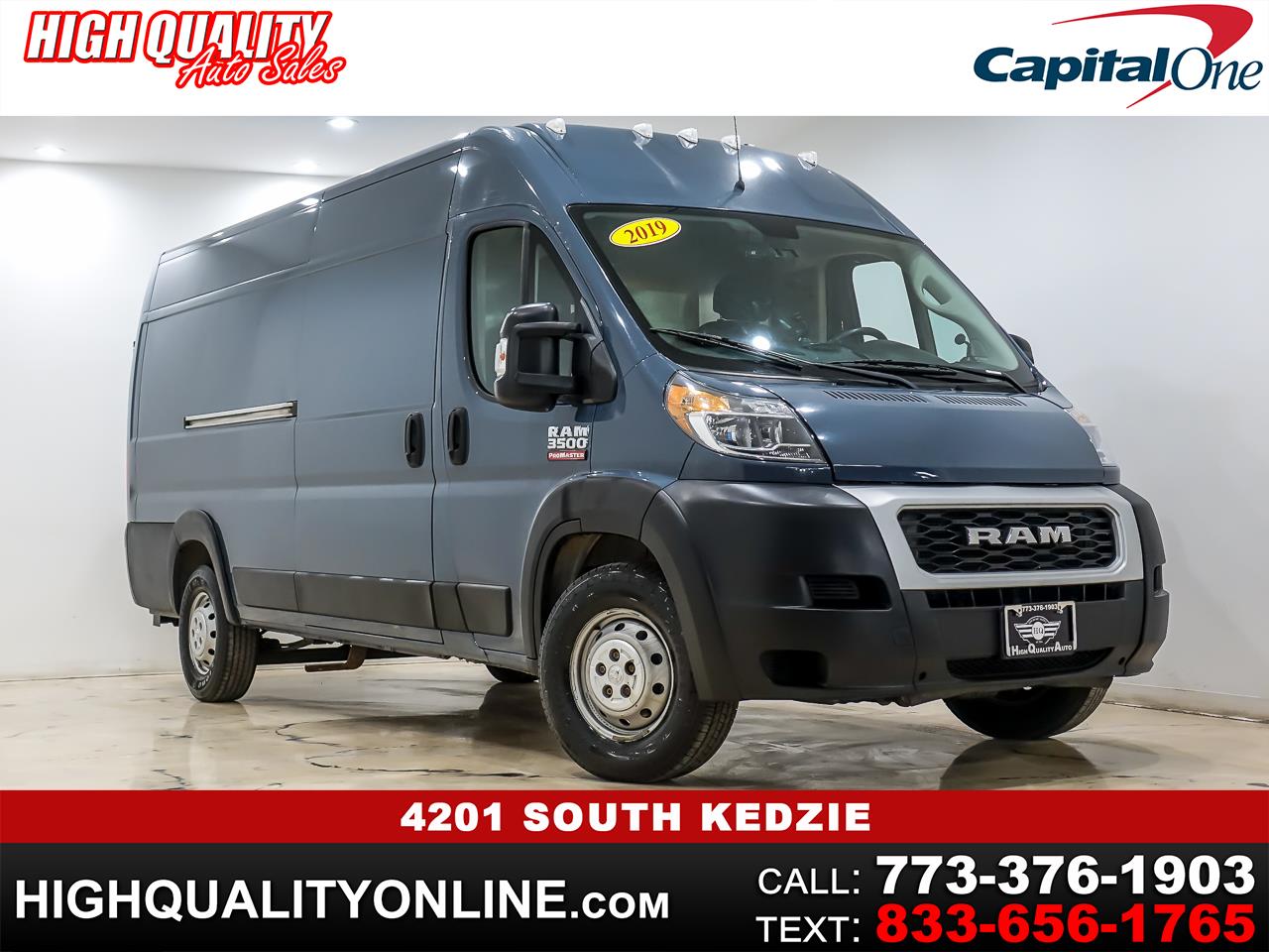 2019 RAM Promaster 3500 High Roof w/Extended Length