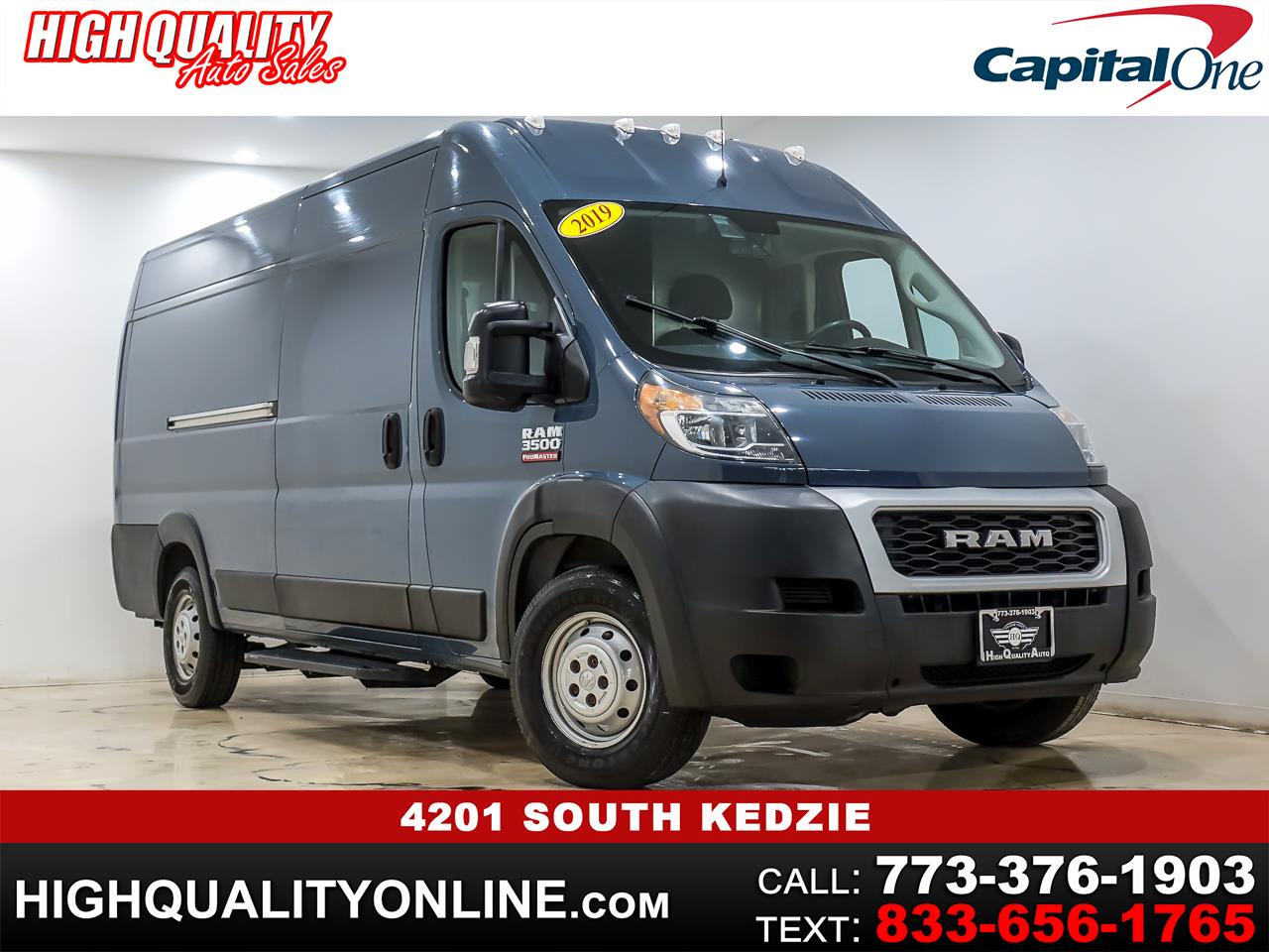 2019 RAM Promaster 3500 High Roof w/Extended Length