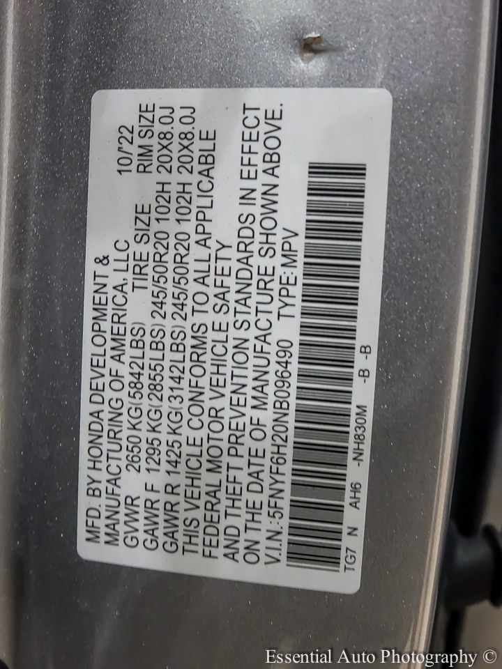 Honda Pilot SE 4WD 2022