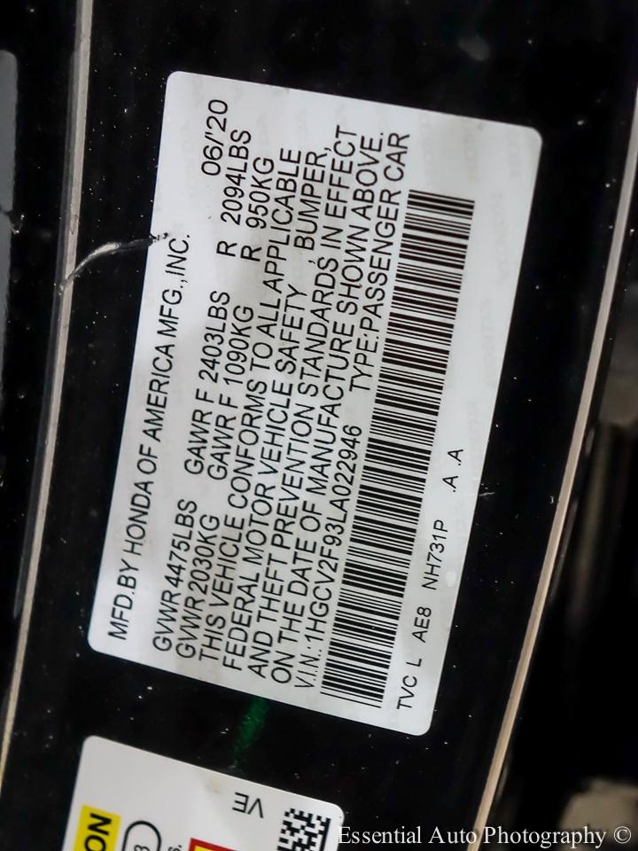 Honda Accord Touring 2.0T 2020