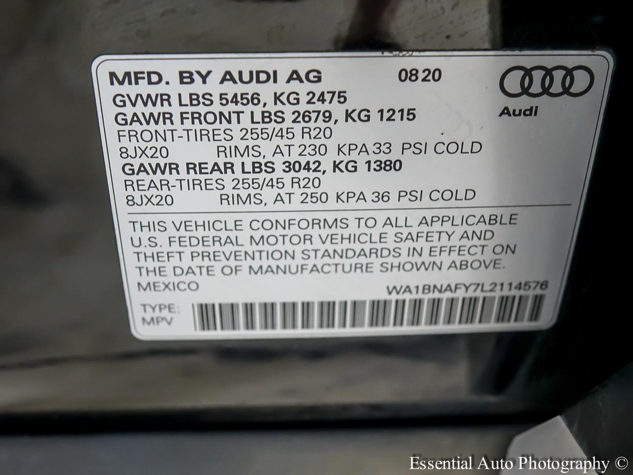 Audi Q5 2.0T Premium Plus quattro 2020
