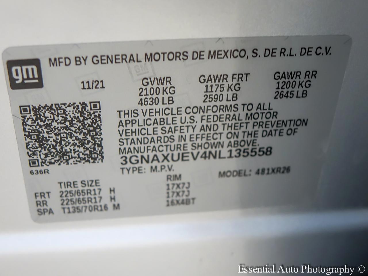 Chevrolet Equinox LT AWD 2022