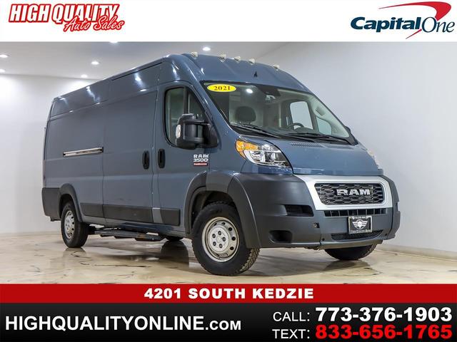 Blue 2021 RAM ProMaster Van Front-Wheel Drive Automatic