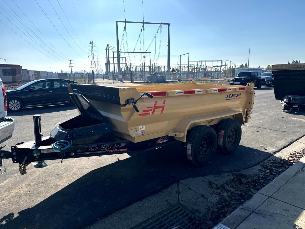 2025 Horizon Trailers 22 10 FOOT RAMPS TARP