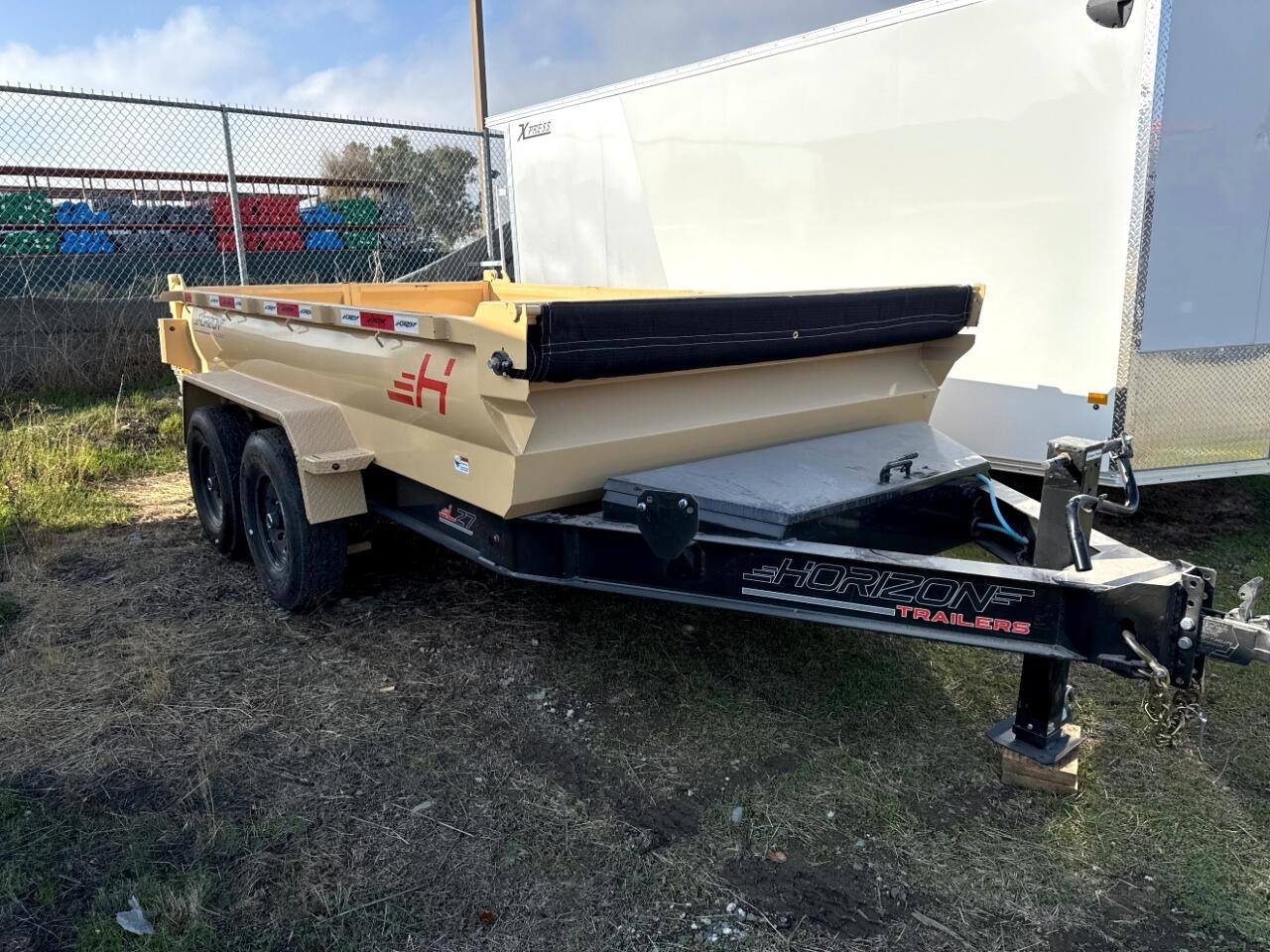 2025 Horizon Trailers 22 7X12 14K GVWR RAMPS TARP