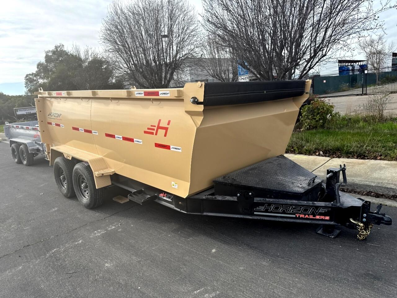 2025 Horizon Trailers 22 14 FOOT HORIZON 4FOOT SIDES 14K GVWR RAMPS TARP