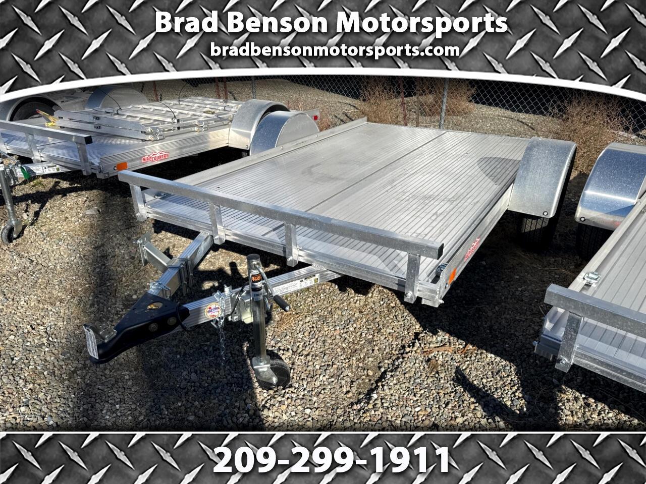 2025 Alcom 6.5x14 All Aluminum Single Axle Utility  ALCOM ALUMINUM UTILTY TRAILER