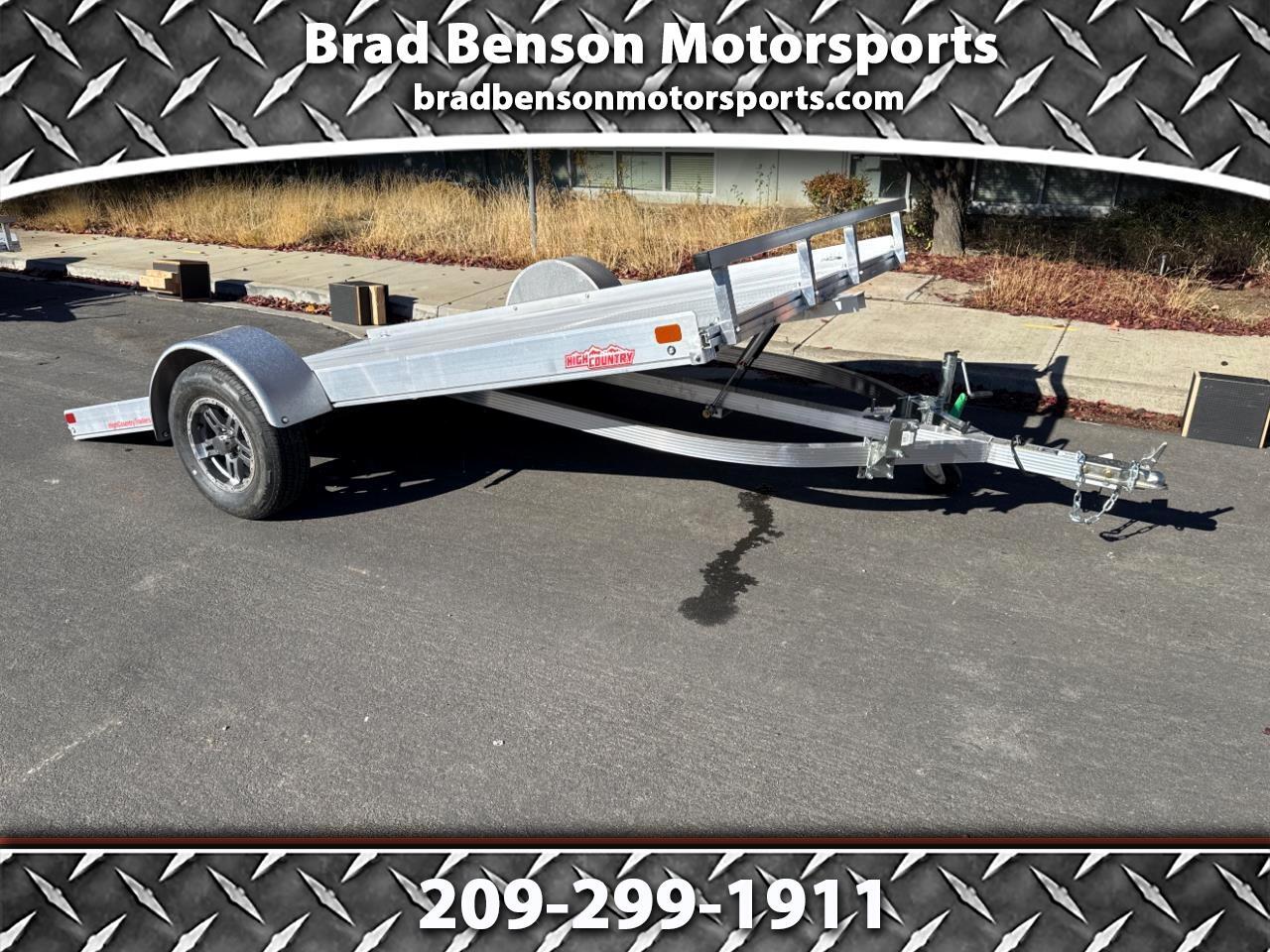 2025 Alcom 6.5x14 All Aluminum Single Axle Utility  ALCOM ALUMINUM UTILITY TRAILER