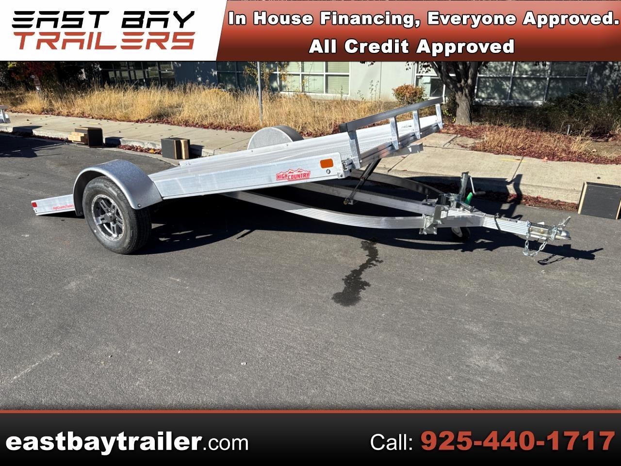 2025 Alcom 6.5x14 All Aluminum Single Axle Utility  ALCOM ALUMINUM UTILITY TRAILER