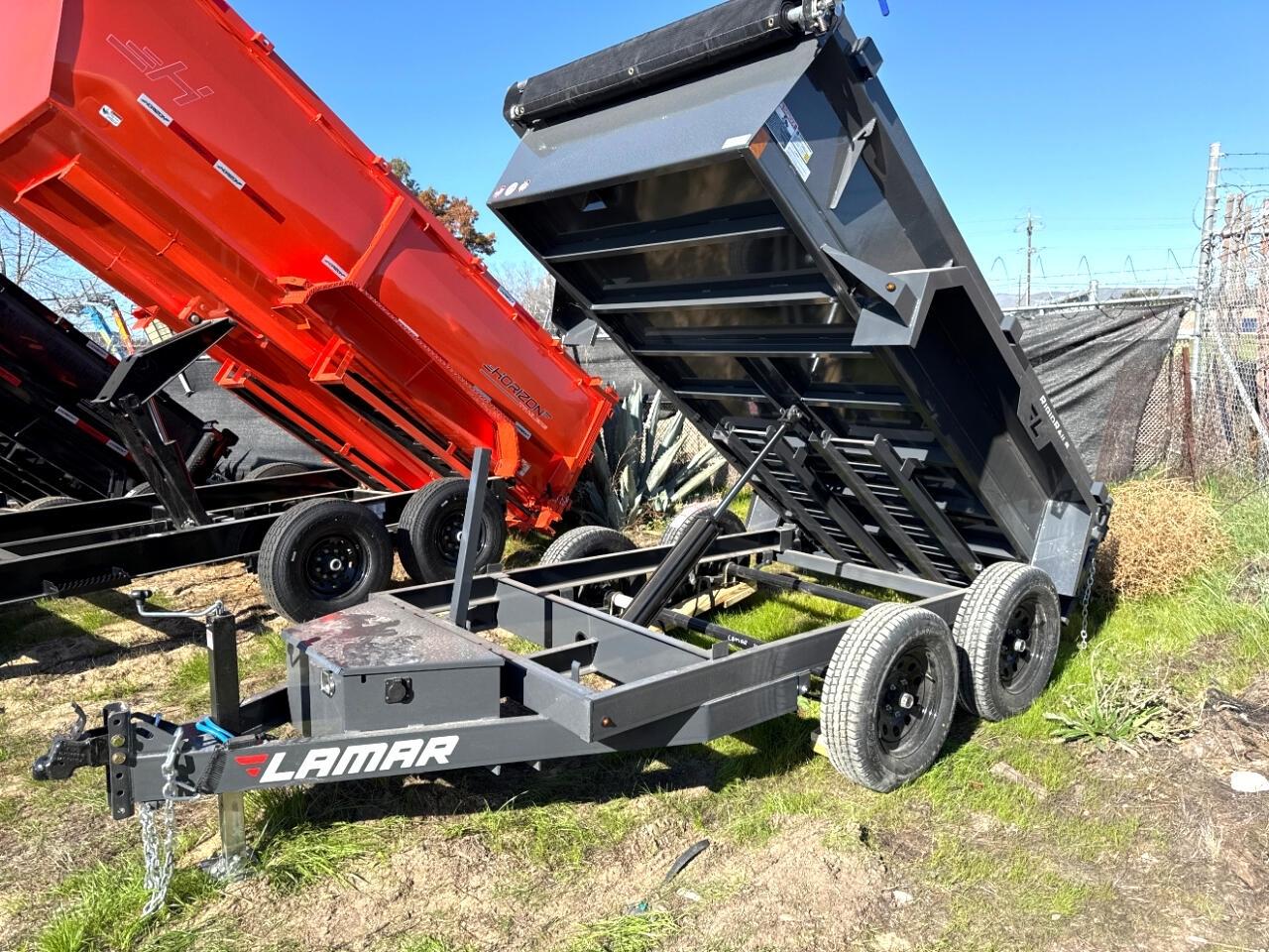 2025 Lamar 10 Foot Dump 10 FOOT DUMP RAMPS TARP