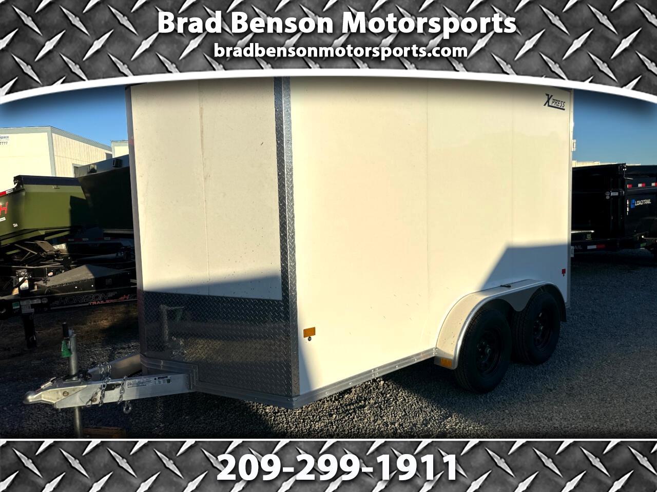 2025 Alcom 7.5 x 14 NEW ALCOM ALUMINUM TRAILER V NOSE RAMP DOOR