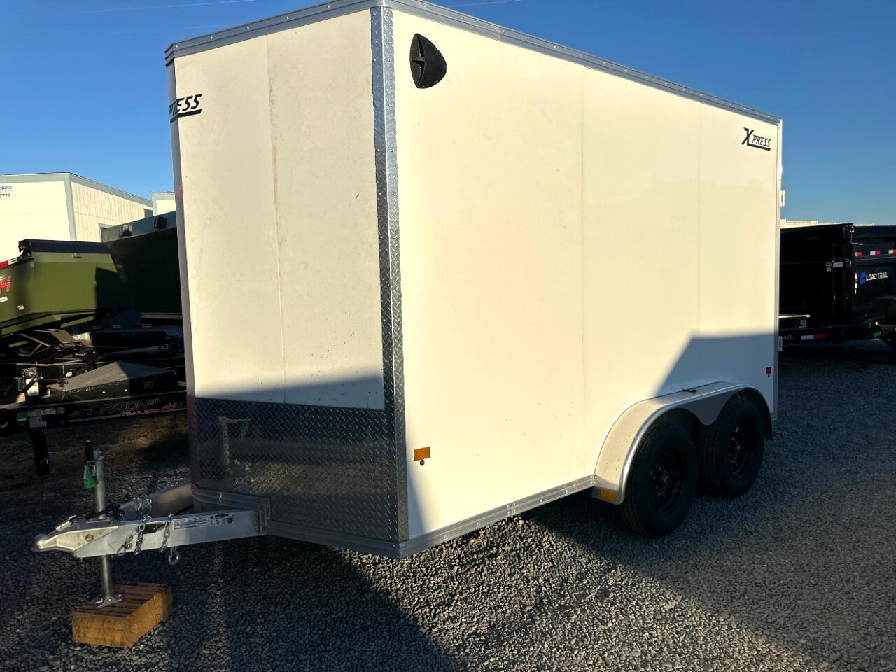 2025 Alcom 7.5 x 14 NEW ALCOM ALUMINUM TRAILER V NOSE RAMP DOOR