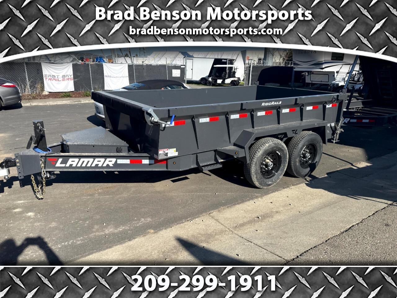 2025 Lamar 12 Foot Dump 12 FOOT DUMP 14K GVWR TARP RAMPS