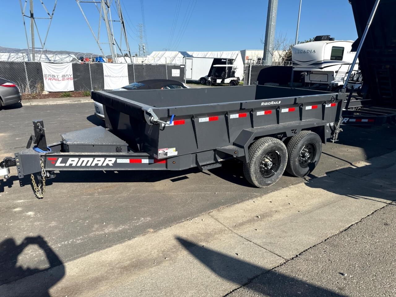2025 Lamar 12 Foot Dump 12 FOOT DUMP 14K GVWR TARP RAMPS