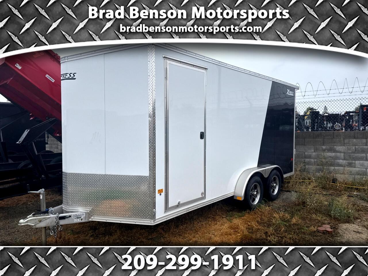 2025 Alcom 7.5 x 16 7.5 X16 EXT HEIGHT E TRAC REAR CANOPY LOADED