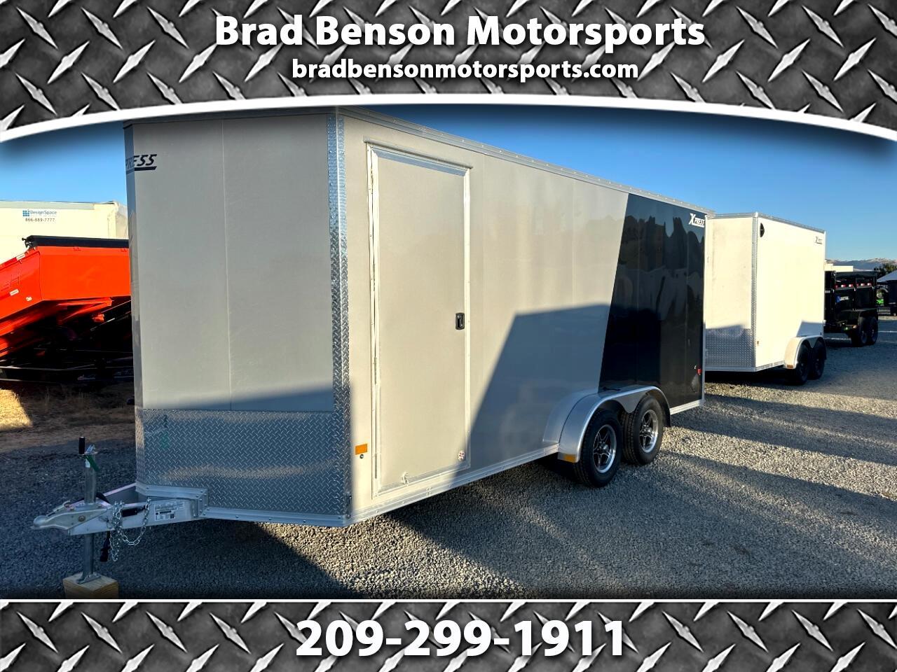 2025 Alcom 8/28 18 FOOT EXT HEIGHT E TRAC REAR CANOPY LOADED