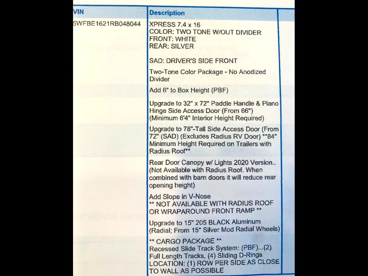 Alcom 7.5 x 16  2025 Alcom 7.5 x 16  2025