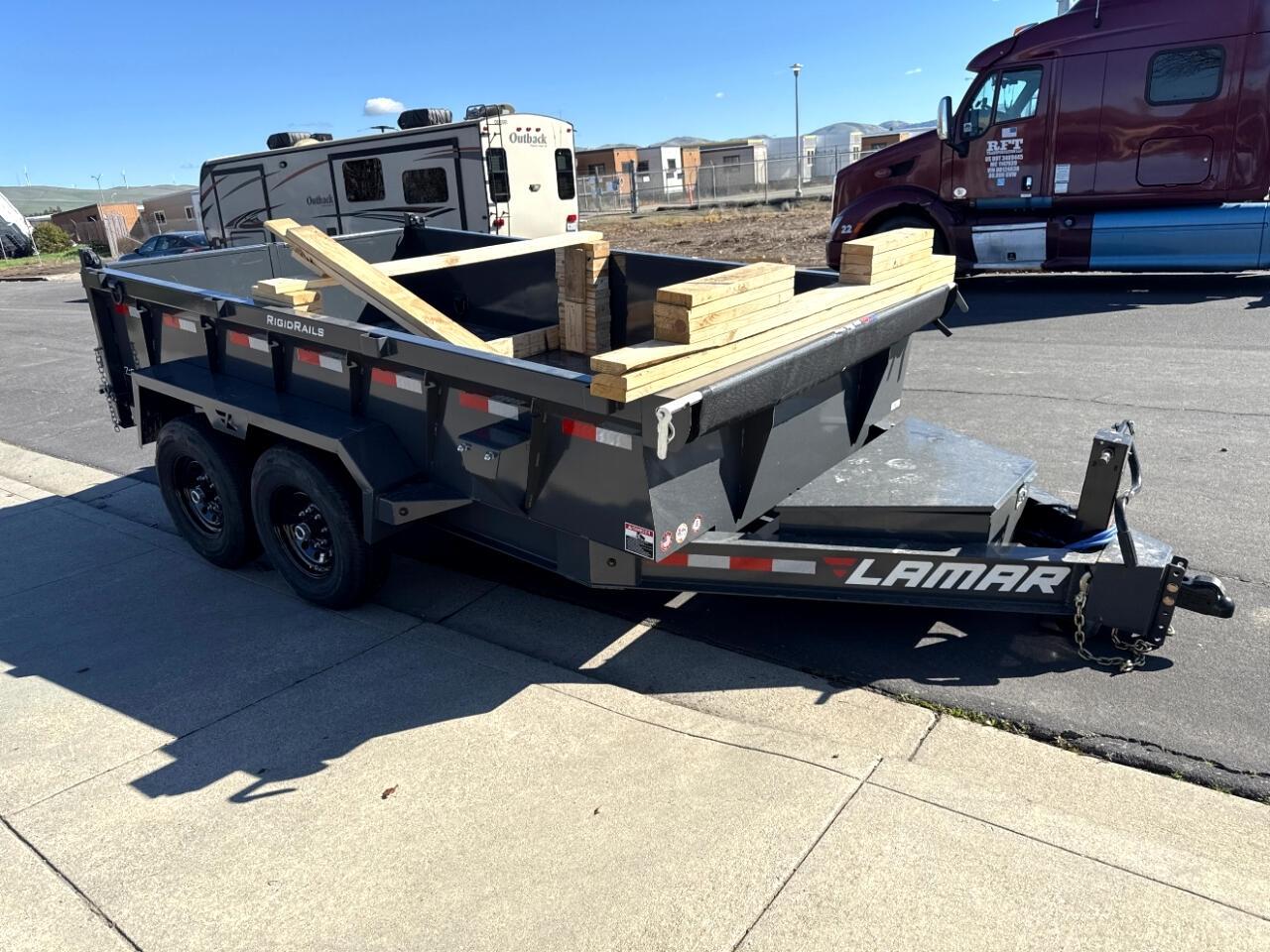 2025 Lamar 12 Foot Dump 12 FOOT DUMP TARP RAMPS
