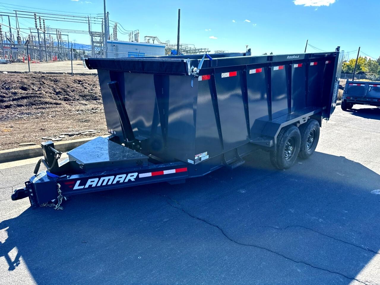 2025 Lamar 14 Foot Dump 14 FOOT DUMP 4 FOOT SIDES RAMPS TARP
