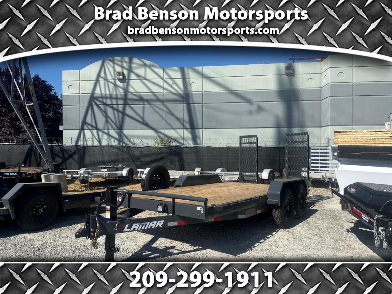 2026 Lamar Equipment Trailer 83 X16 H6 EQUIPMENT HAULER 14K GVWR