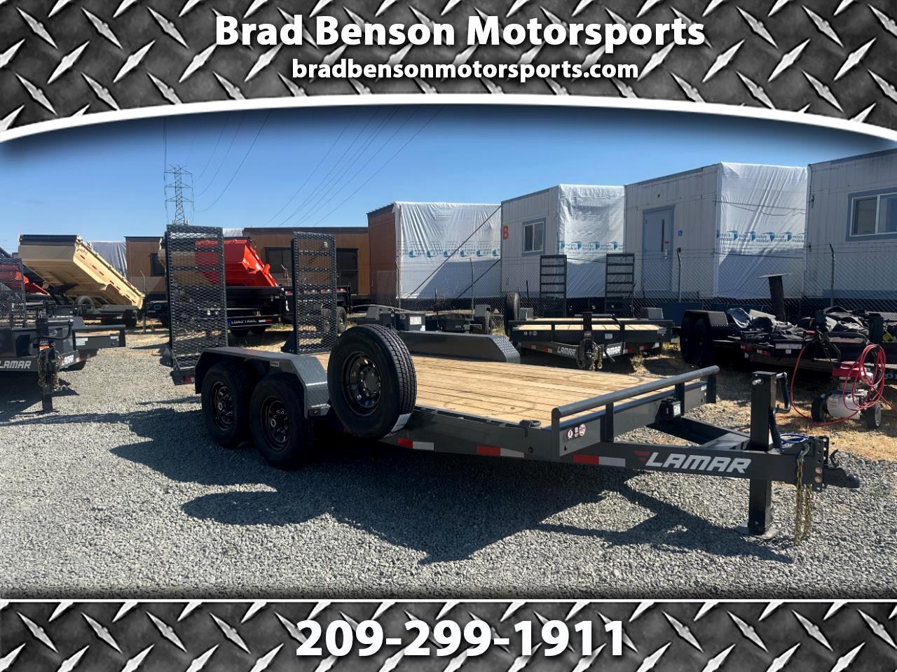 2026 Lamar Equipment Trailer 83 X 16 H6 EQUIPMENT TRAILER 14000 GVWR