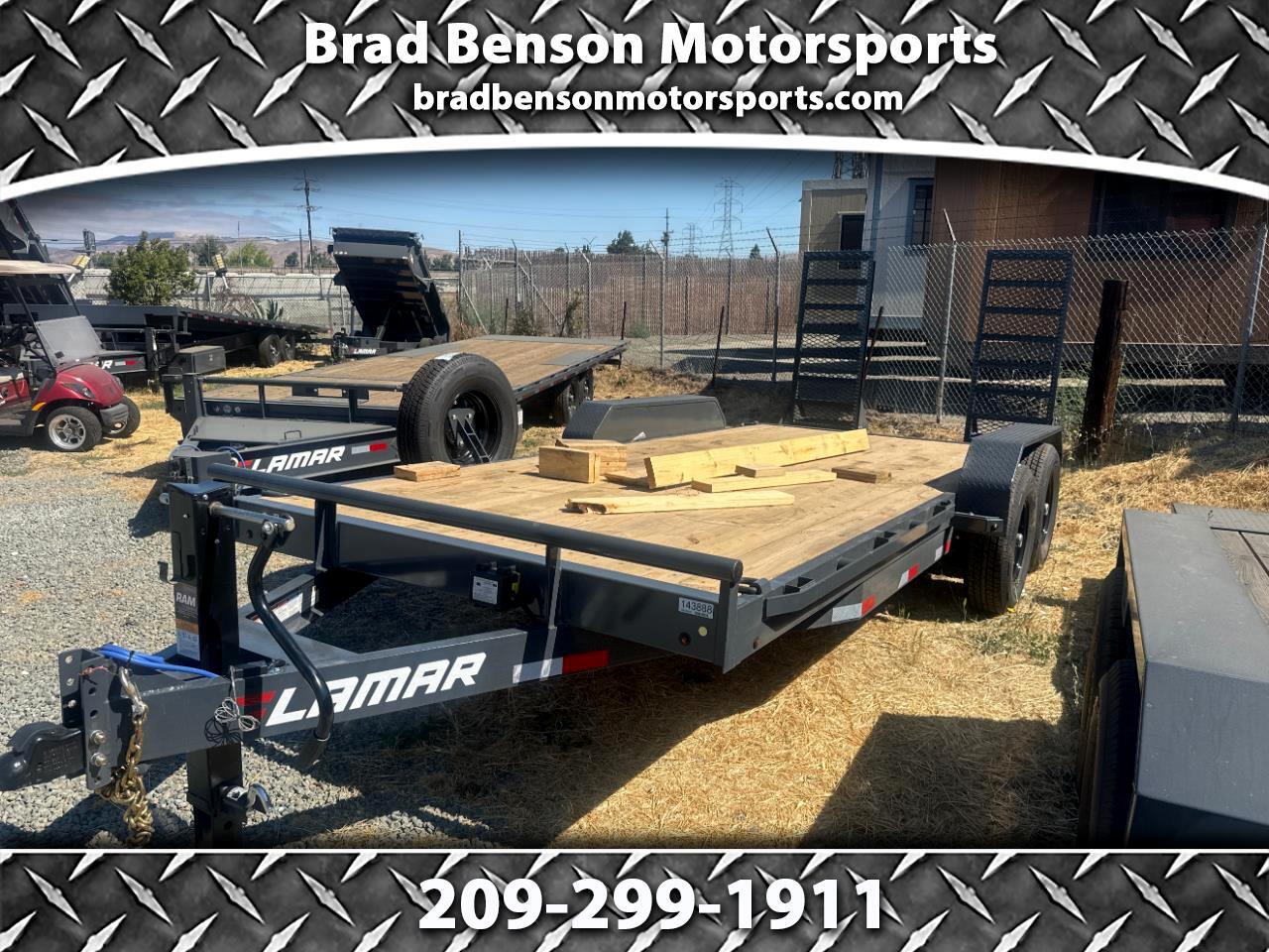 2026 Lamar Equipment Trailer 83 X 16 H6 EQUIPMENT TRAILER 14000 GVWR