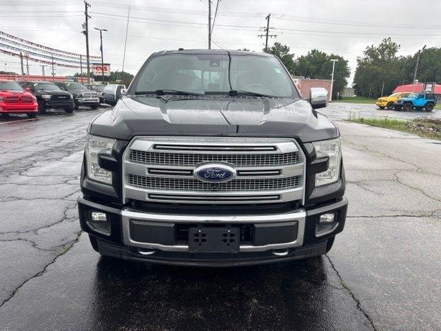 Black 2017 Ford F-150 Pickup Truck Four-Wheel Drive Automatic