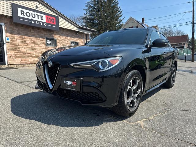 Black 2020 Alfa Romeo Stelvio Sport AWD SUV / Crossover All-Wheel Drive Automatic