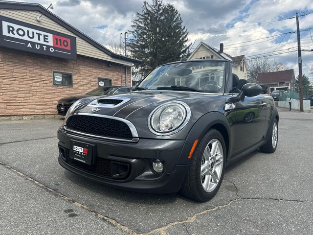 Gray 2014 MINI Cooper S Convertible FWD Convertible Front-Wheel Drive Automatic