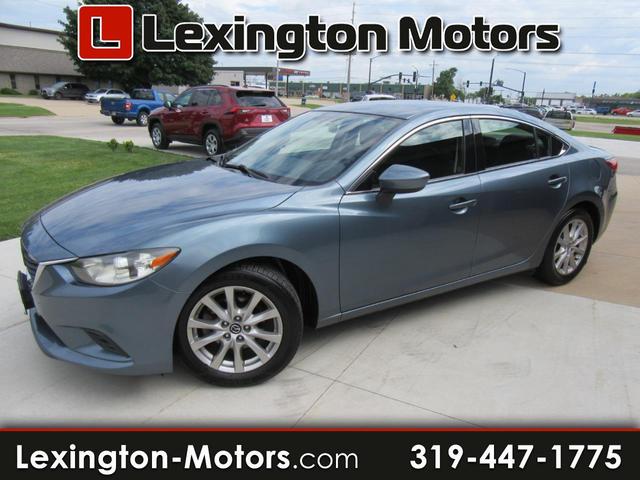 Blue 2015 Mazda MAZDA6 Sedan Front-Wheel Drive Automatic
