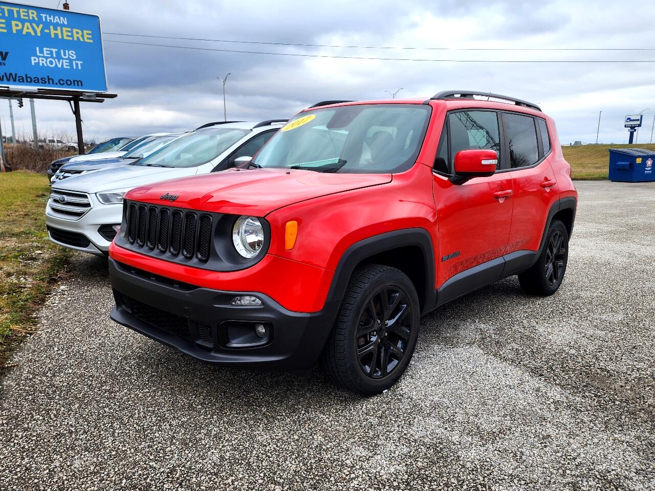 Used 2017 Jeep Renegade Altitude Package with VIN ZACCJBBB2HPF79258 for sale in Plymouth, IN