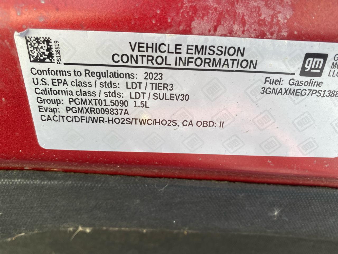 Chevrolet Equinox FWD 4dr RS w/1RS 2023