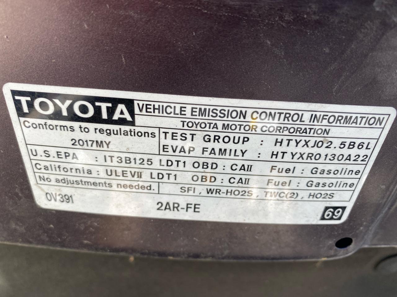 Toyota RAV4 LE 4D SUV AWD 2017