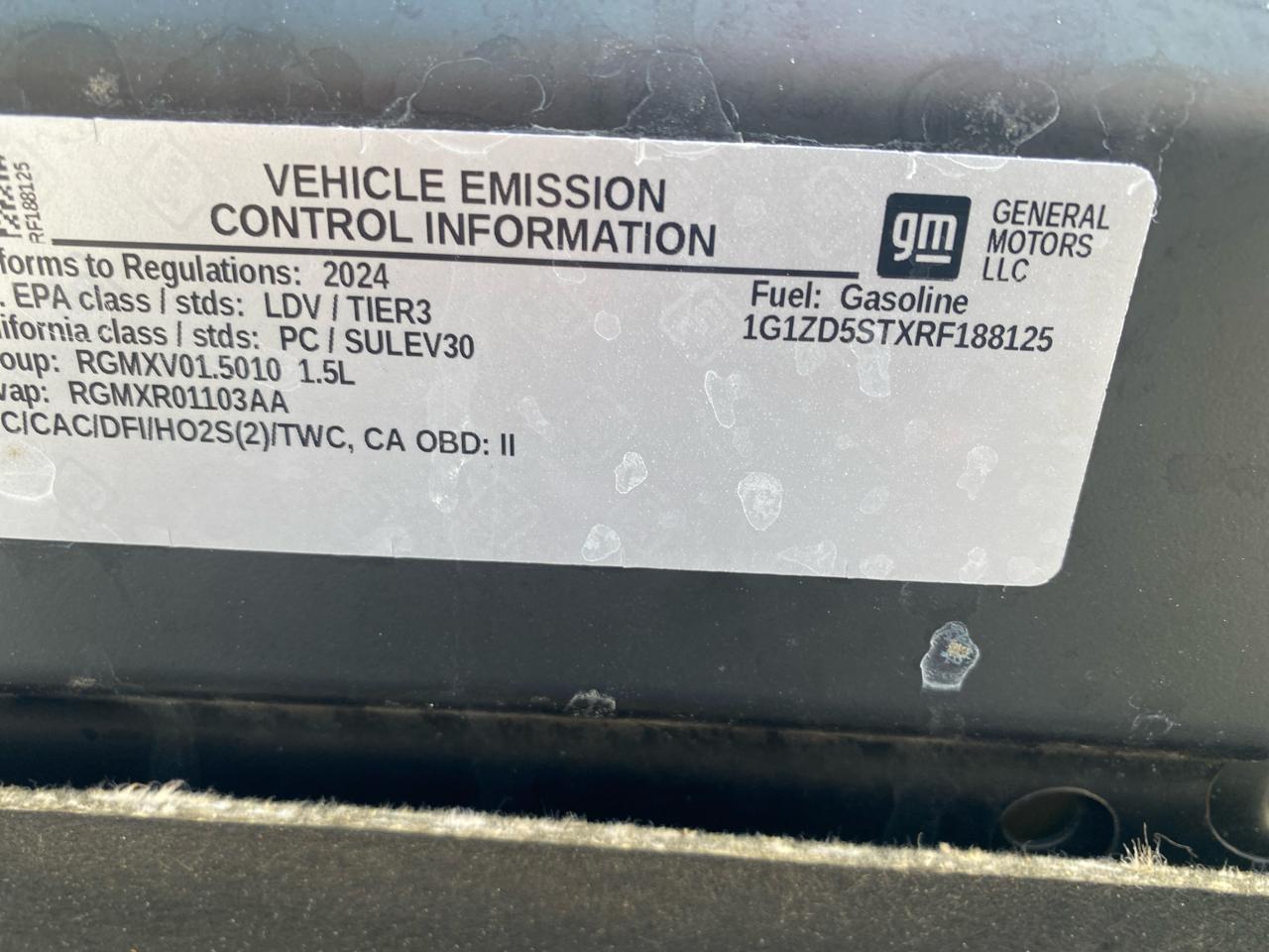 Chevrolet Malibu 1LT 4D Sedan 2024