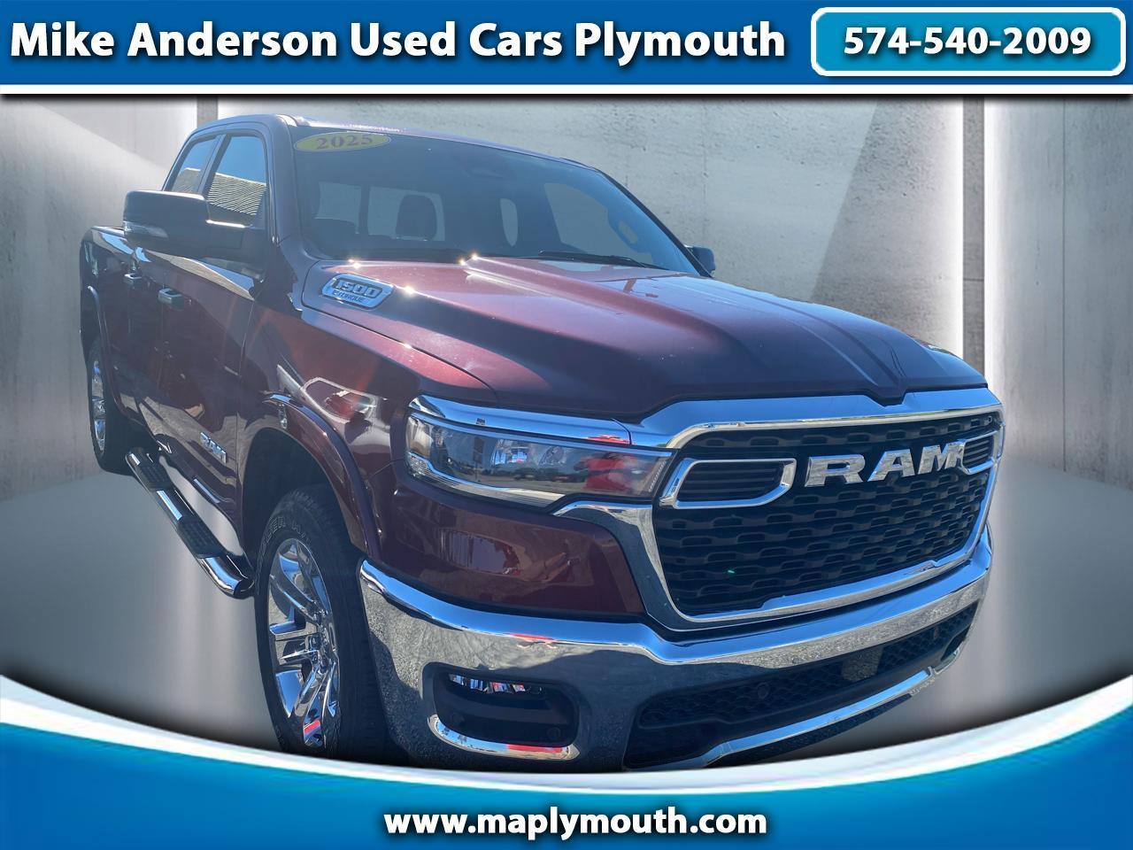 2025 RAM 1500 Big Horn 4x4 Quad Cab 6'4" Box