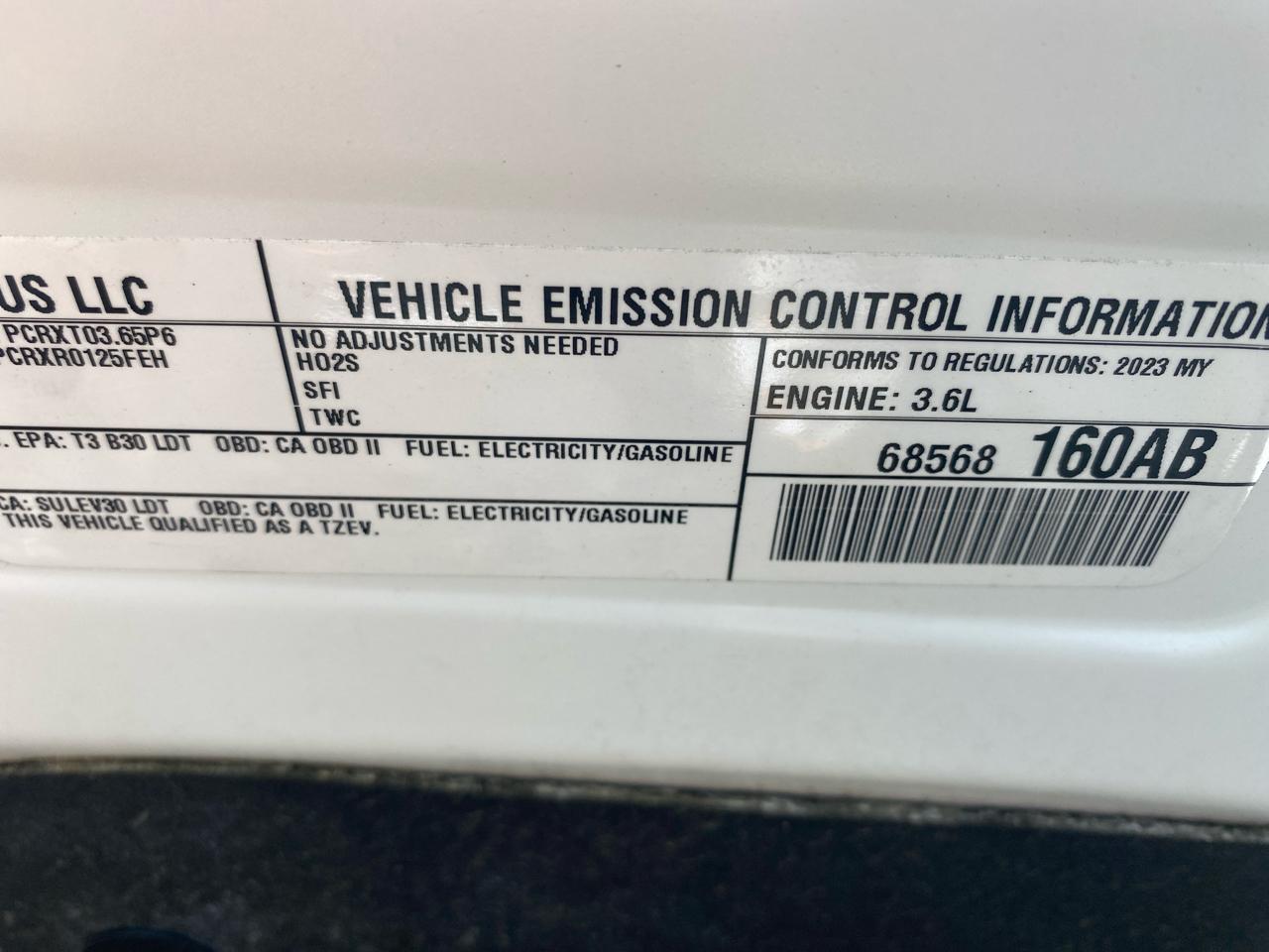 Chrysler Pacifica Hybrid Touring L FWD 2023