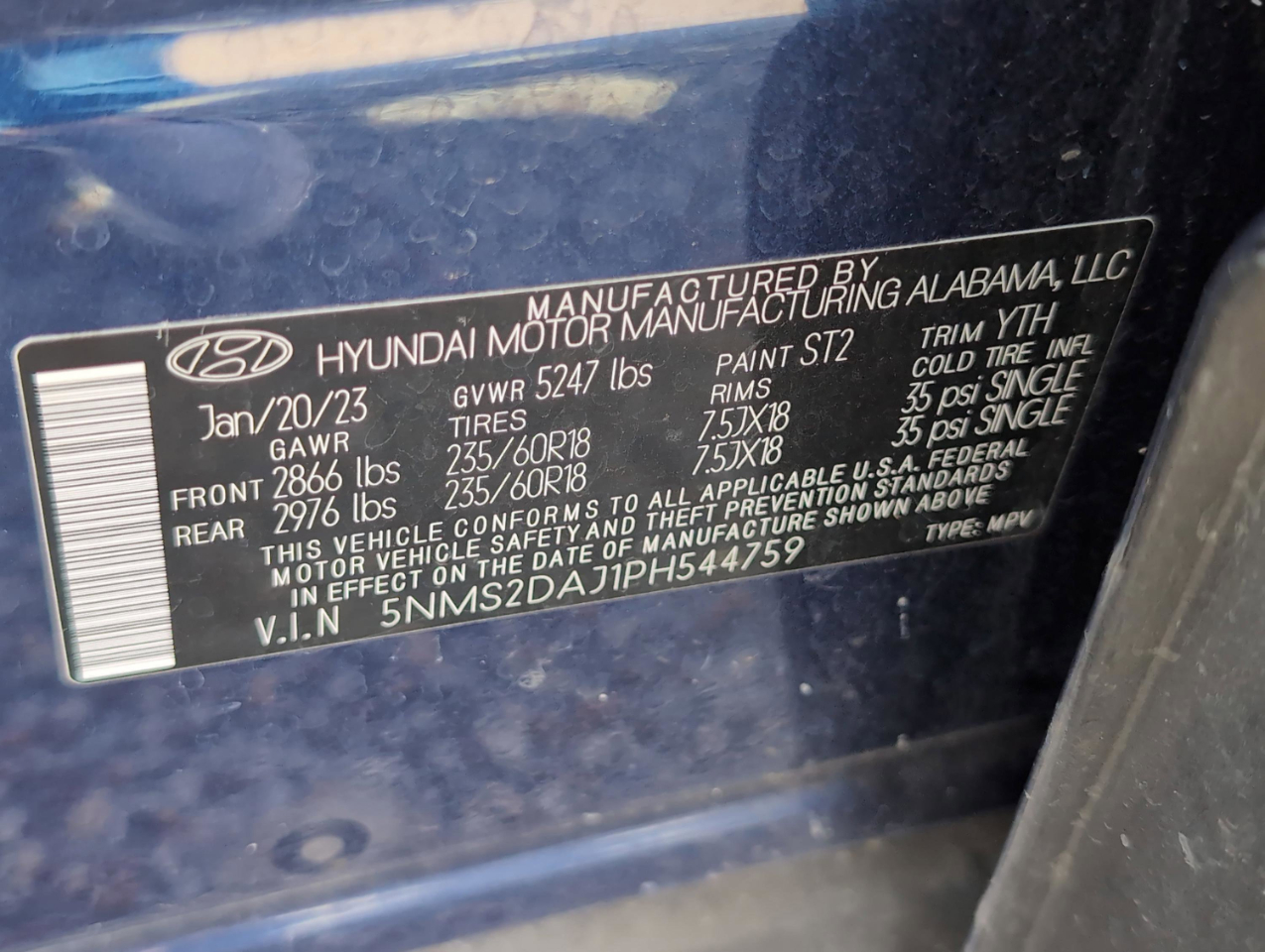 Hyundai Santa Fe SEL AWD 2023